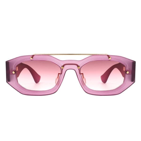 Cramilo Eyewear Xanadusk - Geometric Brow-Bar Sunglasses - Image 9
