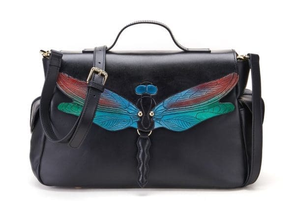 Bellorita - Dragonfly Black Top-Handle Bag - Image 2
