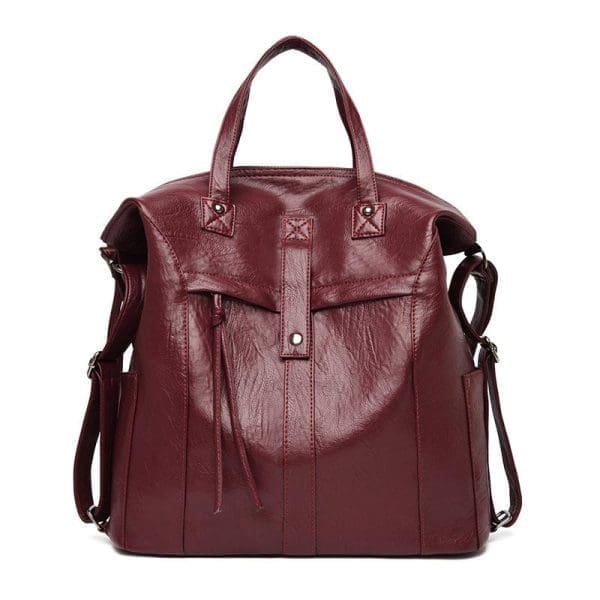 Shomico Backpack Antique Style - Vegan Leather - Image 3