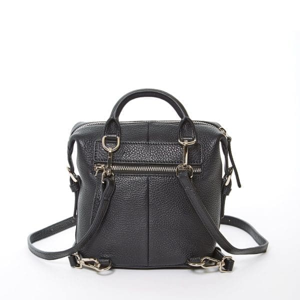 SUSU Ashley Small Black Leather Backpack - Must Have - Image 3