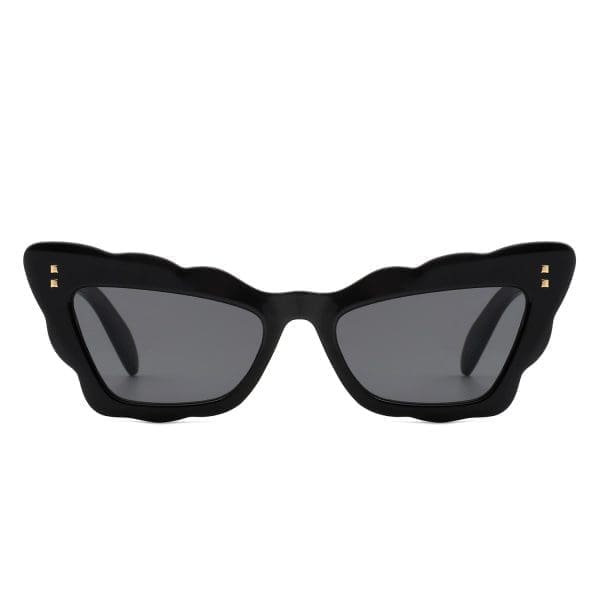 Cramilo Eyewear Radiance - Wavy Butterfly Cat Eye Sunglasses - Image 2