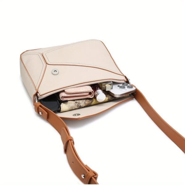 Shomico Small Crossbody Bag with Patchwork Pattern - Image 7
