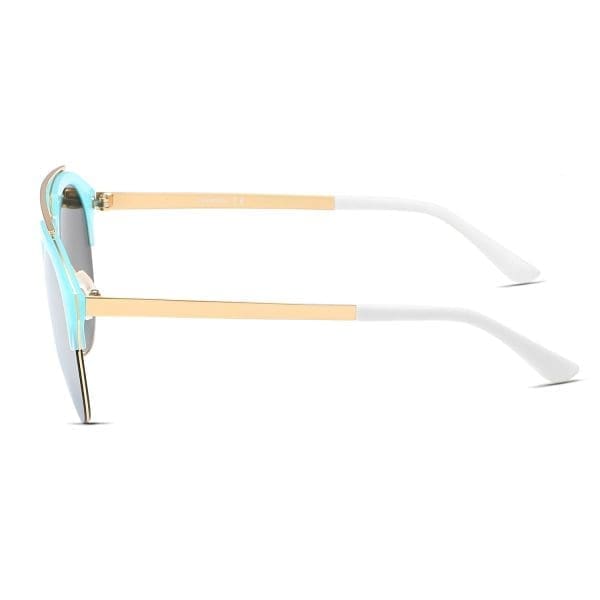 Cramilo Eyewear Corolla - Mirrored Horned Sunglasses - Image 17