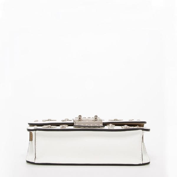 SUSU The Hollywood White Leather Crossbody Bag - Image 5