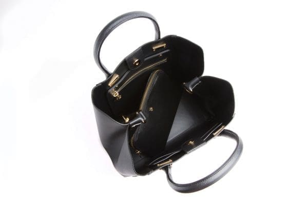Gunas New York - Jane - Black Vegan Leather Bag - Image 8