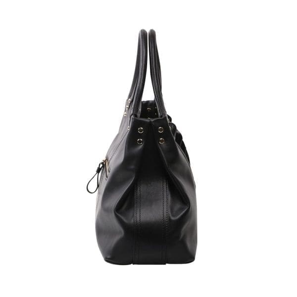 Bellorita - Feather Black Top-Handle Bag - Image 2