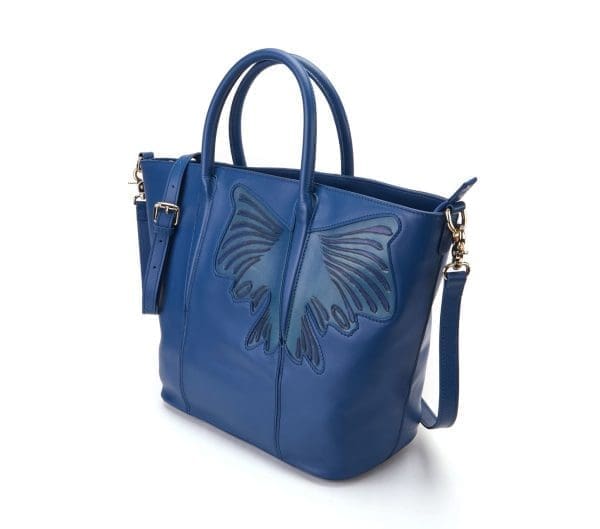 Bellorita - Butterfly Blue Top Handle Bag - Image 3