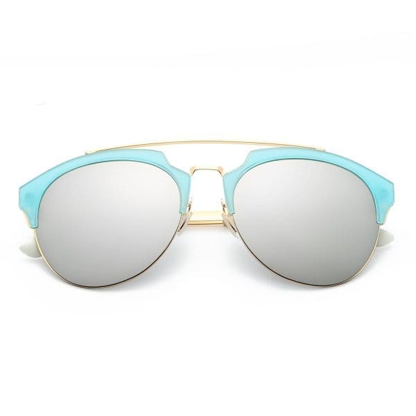 Cramilo Eyewear Corolla - Mirrored Horned Sunglasses - Image 16