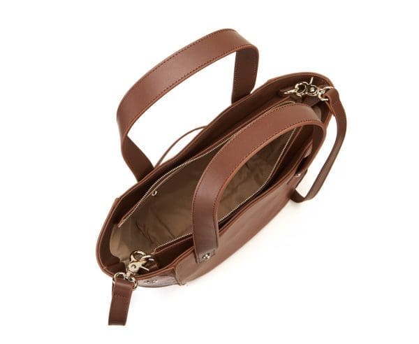 Bellorita - Carp Brown Top Handle Bag - Image 7