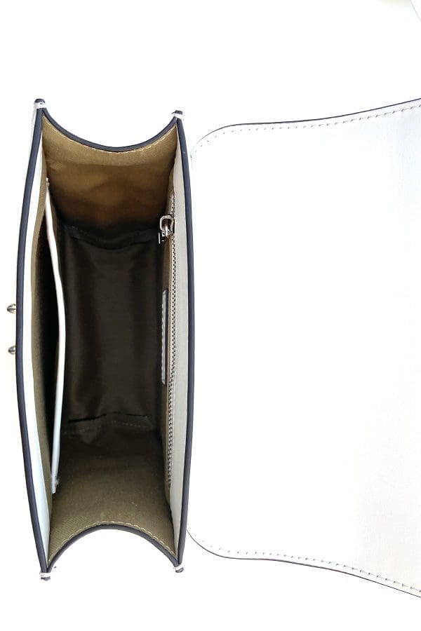SUSU The Hollywood White Leather Backpack - Stylish One - Image 8