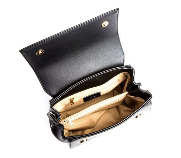 Gunas New York - Cottontail - Black Vegan Leather Bag - Image 5