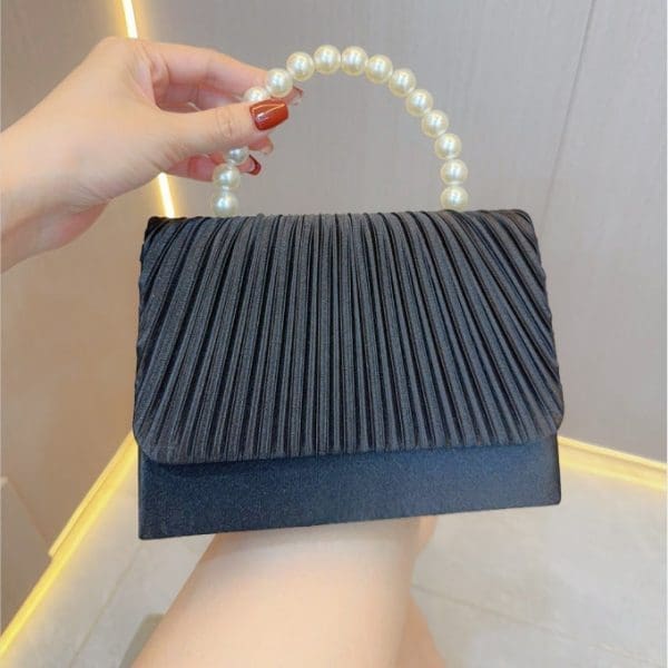 Shomico - French Pleated Evening Bag - Must Have