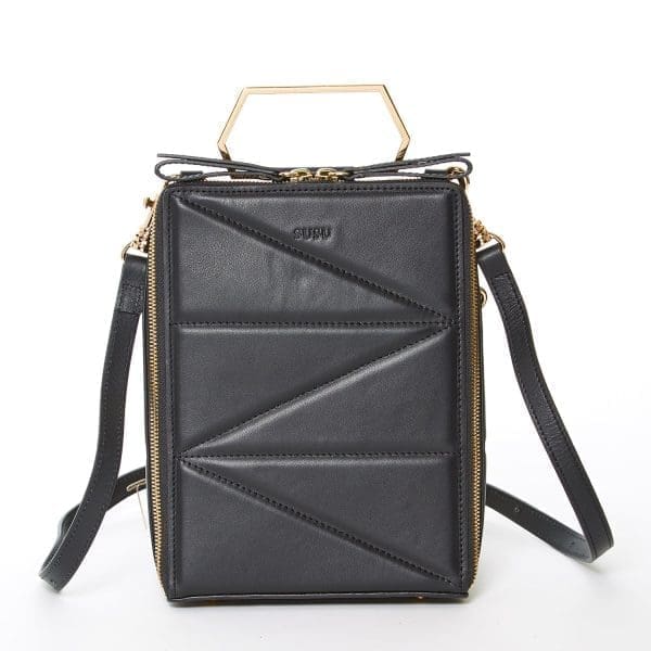 SUSU Heidi Black Leather Backpack - Free Shipping - Image 3
