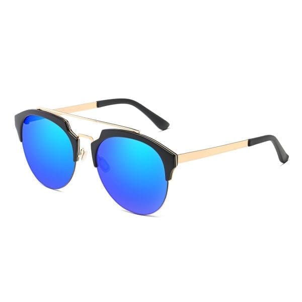 Cramilo Eyewear Corolla - Mirrored Horned Sunglasses - Image 10