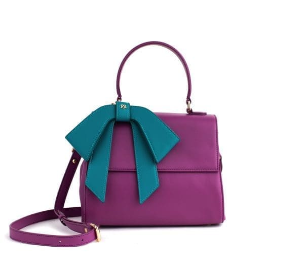 Gunas New York - Cottontail - Purple Vegan Leather Crossbody Bag - Image 3