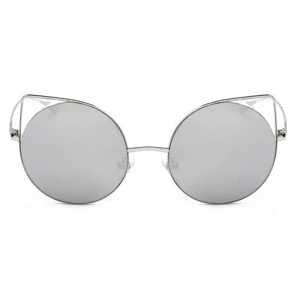 Cramilo Eyewear Dublin - Mirrored Cat Eye Sunglasses - Image 10