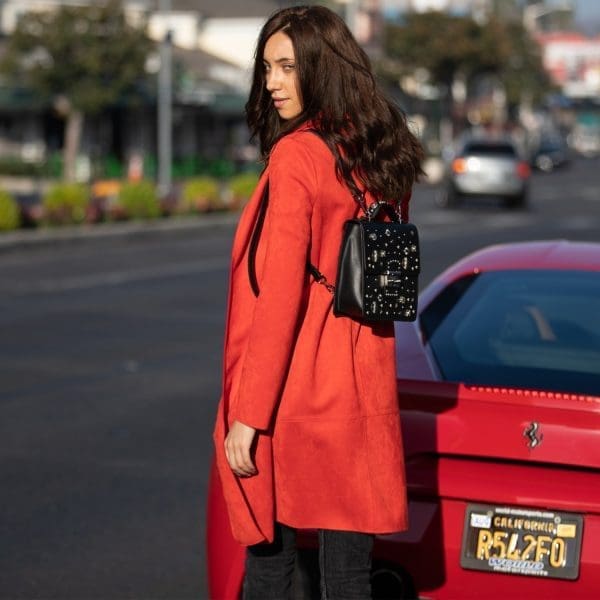 SUSU The Hollywood Black Backpack - Stylish Piece - Image 9