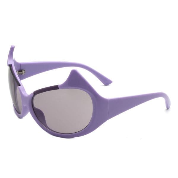 Cramilo Eyewear Vaelin - Oversized Round Cat Eye Sunglasses - Image 6