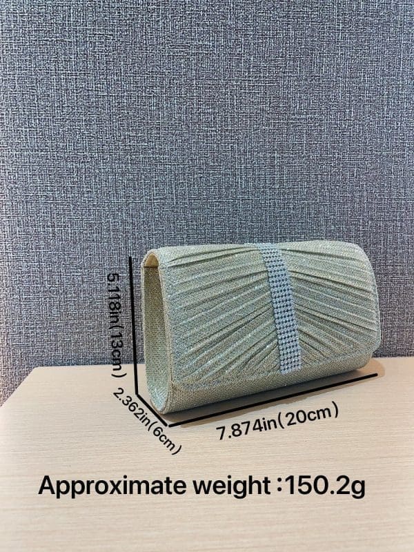 Shomico - Textured Diamond Evening Bag - Gorgeous - Image 5