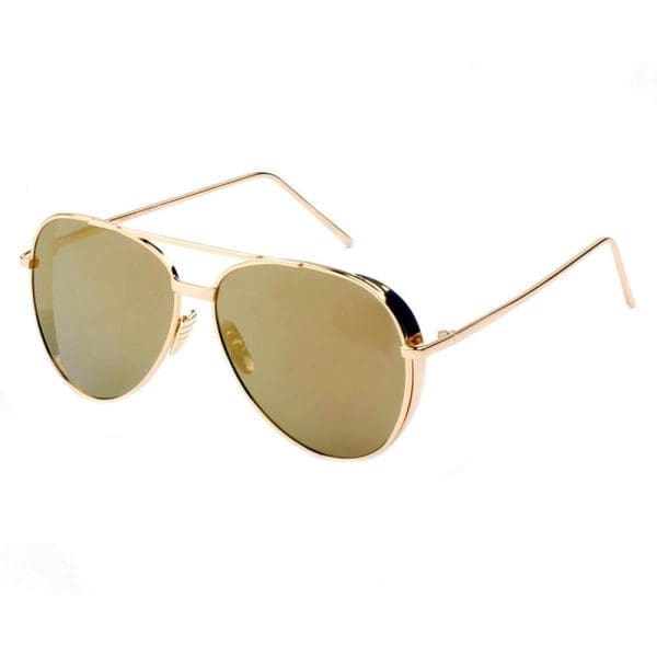 Cramilo Eyewear  Delan - Mirrored Oversized Aviator Sunglasses - Image 5