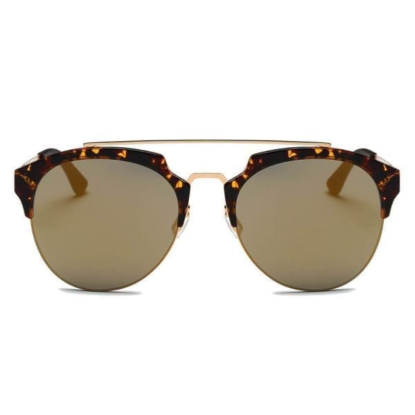 Cramilo Eyewear Corolla - Mirrored Horned Sunglasses - Image 4