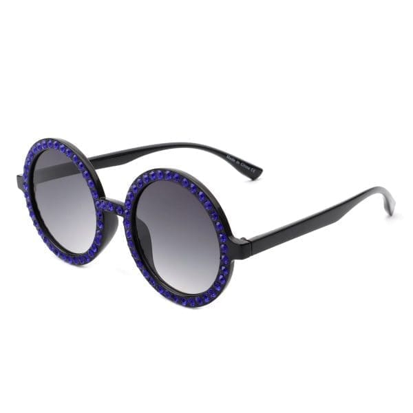 Cramilo Eyewear Dreamwey - Rhinestone Circle Sunglasses - Image 4