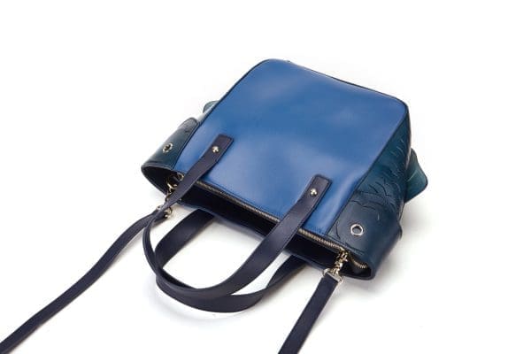 Bellorita - Carp Blue Top Handle Bag - Image 5