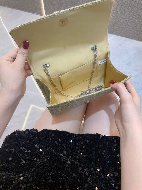 Shomico - Textured Diamond Evening Bag - Gorgeous - Image 2