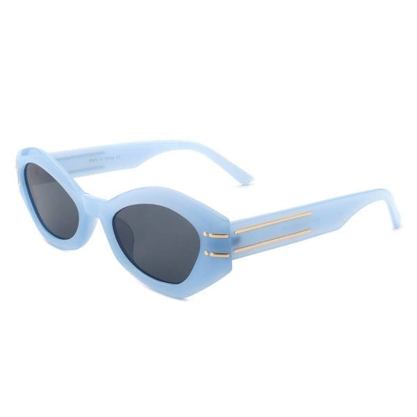 Cramilo Eyewear Elysiant - Oval Slim Cat Eye Sunglasses - Image 9