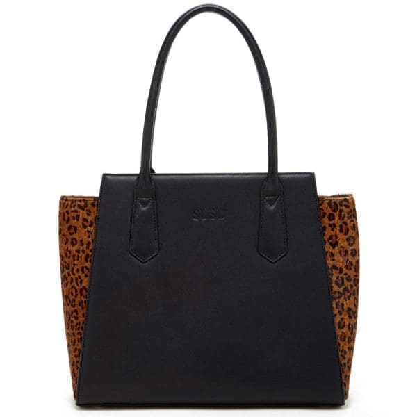SUSU Jody Black Leather Top-Handle Bag - Amazing & Stylish