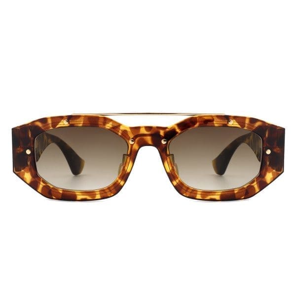 Cramilo Eyewear Xanadusk - Geometric Brow-Bar Sunglasses - Image 5