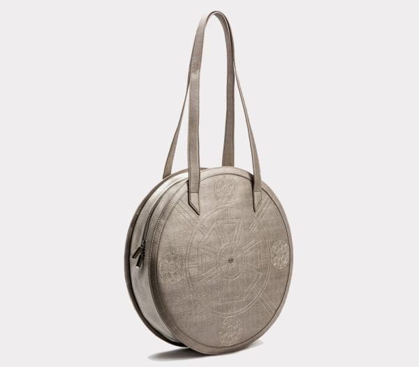Gunas New York - Meghan - Silver Vegan Tote Bag