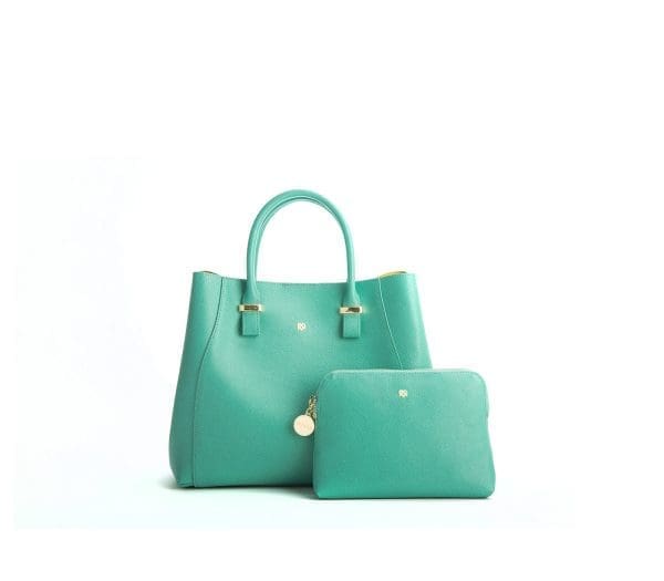 Gunas New York - Jane - Tiffany Blue Vegan Leather Satchel