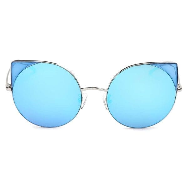 Cramilo Eyewear Dublin - Mirrored Cat Eye Sunglasses - Image 12