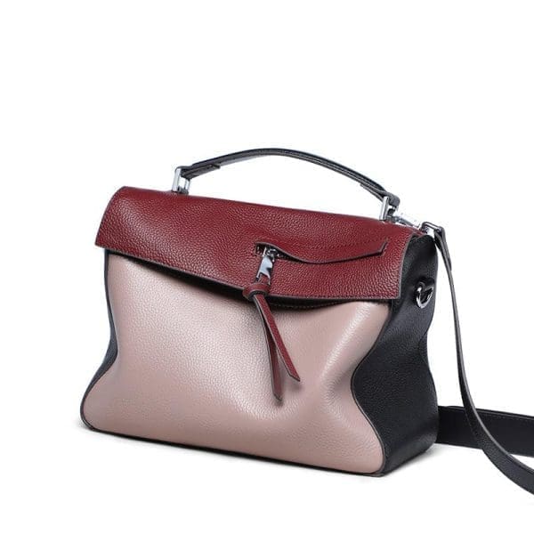 Shomico Genuine Leather Shoulder Bag - 2 Colors - Image 7
