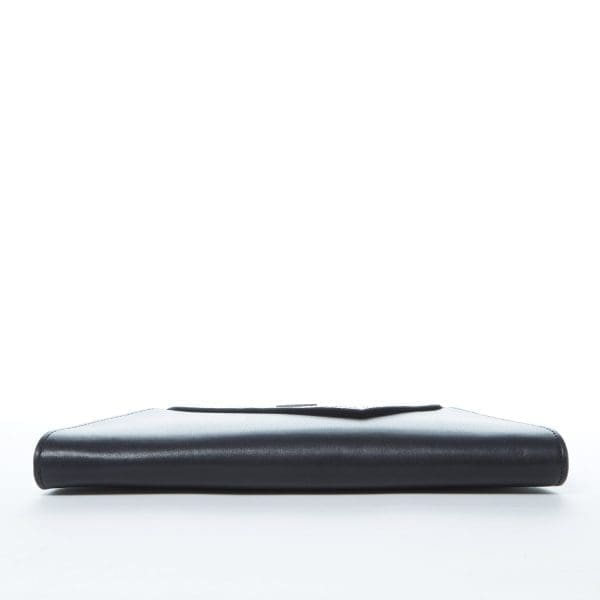 SUSU Angelica Black Leather Clutch Bag - Snakeskin - Image 5
