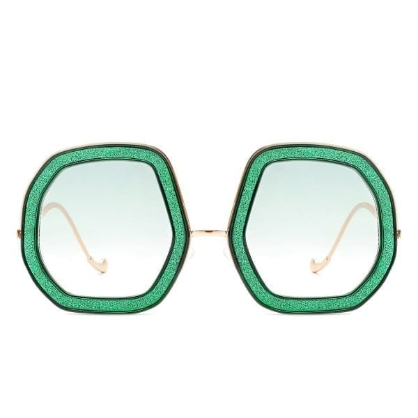 Cramilo Eyewear Xanadawn - Geometric Glitter Sunglasses - Image 7