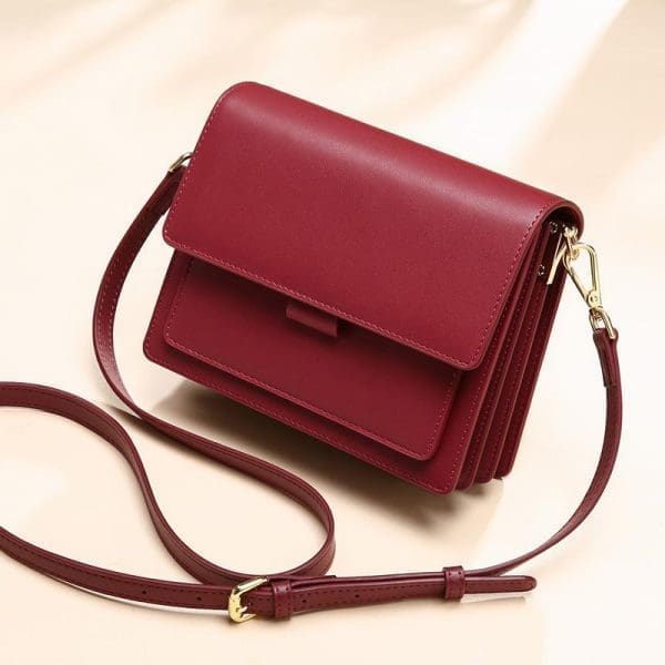 Shomico Casual Shoulder Bag - Square Shape - Image 6