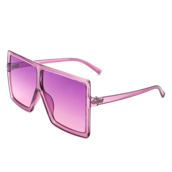 Cramilo Eyewear Amarylla - Oversize Flat Top Sunglasses - Image 8