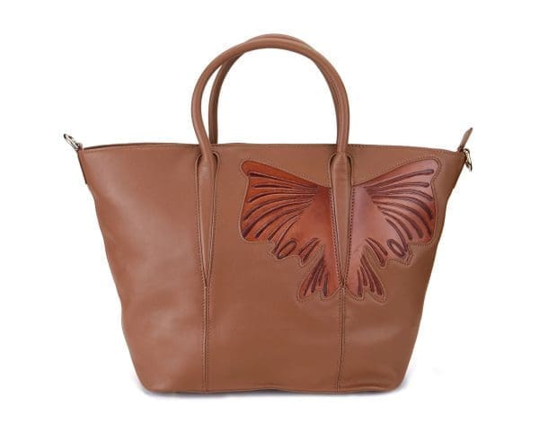 Bellorita - Butterfly Brown Top Handle Bag - Image 2