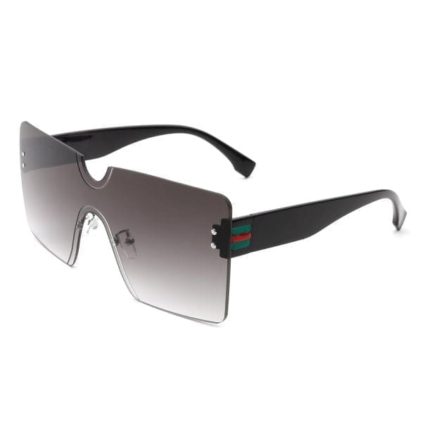 Cramilo Eyewear Yellowyx - Rimless Flat Top Sunglasses - Image 6