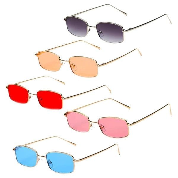 Cramilo Eyewear  Garner - Retro Slim Rectangle Sunglasses - Image 11