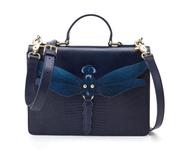 Bellorita - Dragonfly Blue Top Handle Bag - Image 2