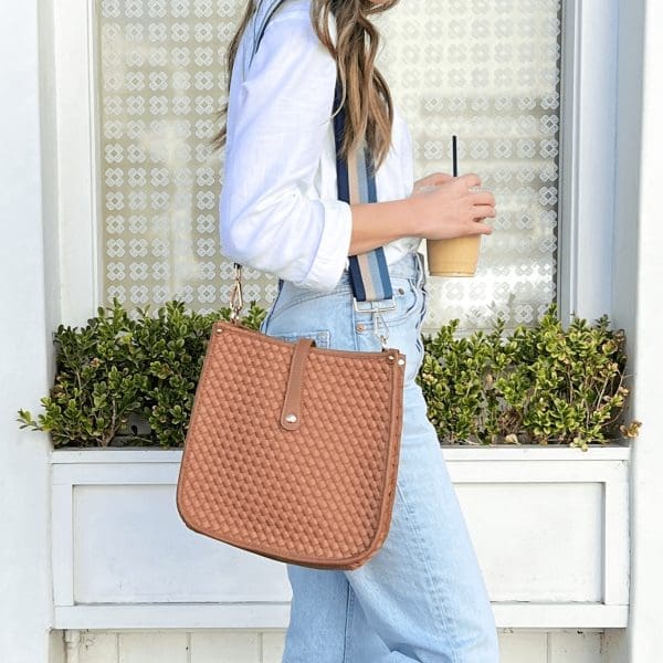 Threaded Pear Lea Woven Courier Choose Your Strap