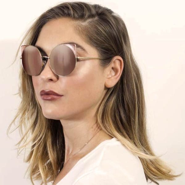Cramilo Eyewear Dublin - Mirrored Cat Eye Sunglasses - Image 14