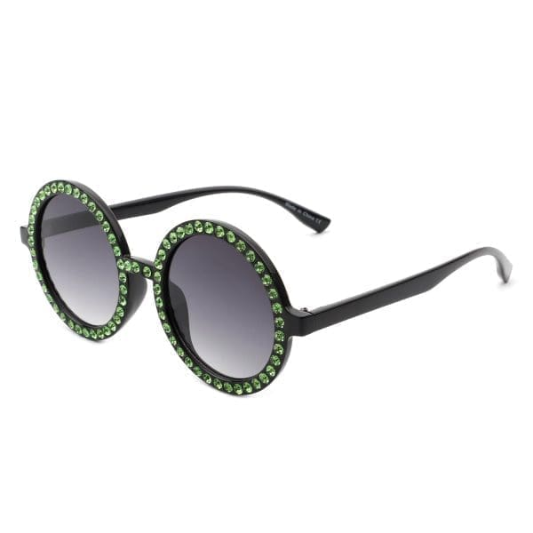 Cramilo Eyewear Dreamwey - Rhinestone Circle Sunglasses - Image 12
