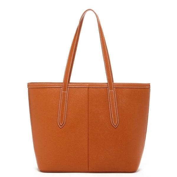 SUSU Brown Leather Shoulder Bag - Free & Fast Shipping - Image 3
