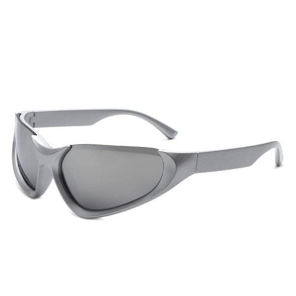 Cramilo Eyewear Dazzling - Retro Rectangle Wrap Around Sunglasses - Image 10