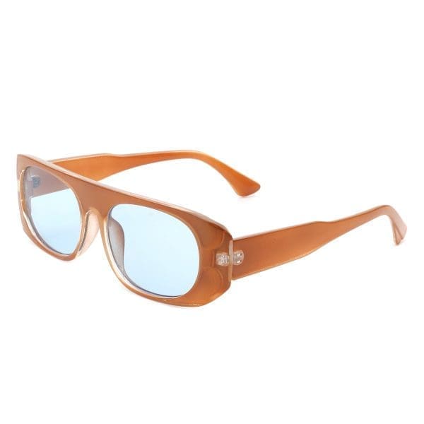 Cramilo Eyewear Midnites - Rectangle Retro Oval Sunglasses