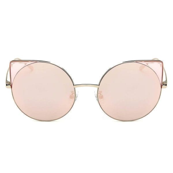 Cramilo Eyewear Dublin - Mirrored Cat Eye Sunglasses - Image 6